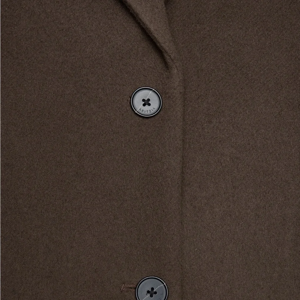 Aritzia brown pea coat - Picture 13 of 16